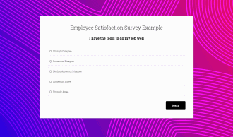 Employee Satisifaction Survey Preview